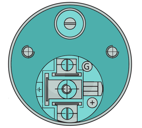 Oeldruckmanometer Ø 60mm 0-7 bar