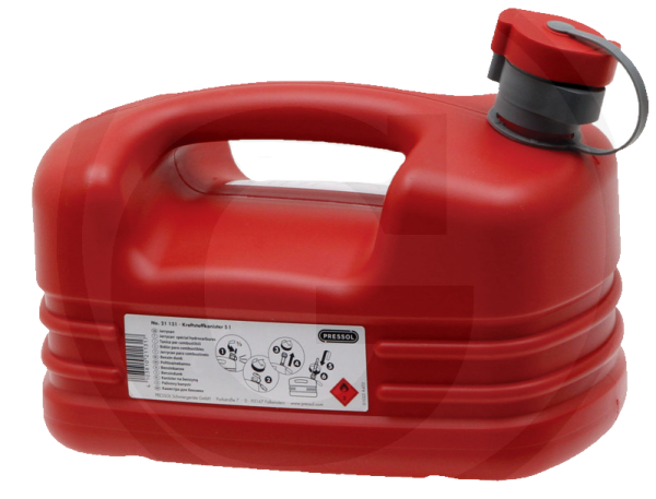 Kraftstoffkanister Kunststoff, 5 l, rot